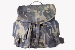 Camo Leather Embossed Backpack